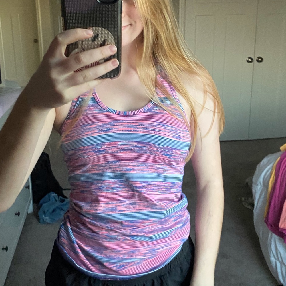 Ivivva Multi colored tank top. Girls size